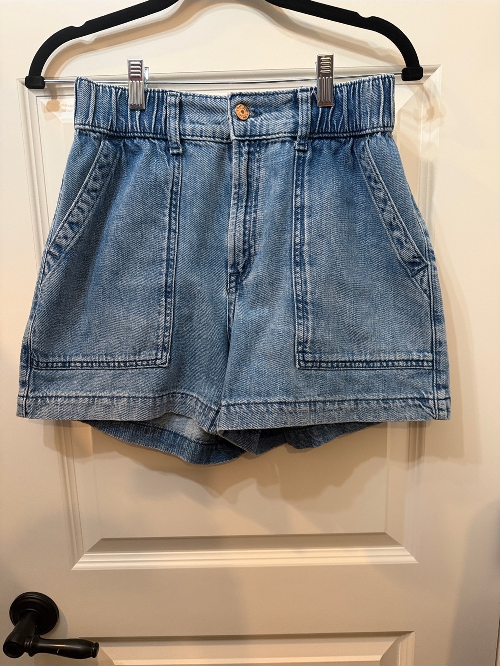 Light Blue Denim Women’s Shorts GAP